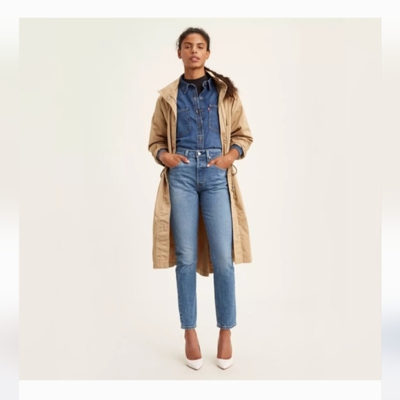 Levi's Denim - Levi's Premium 501 High-Rise Skinny Leg Jeans - Light Blue (17)